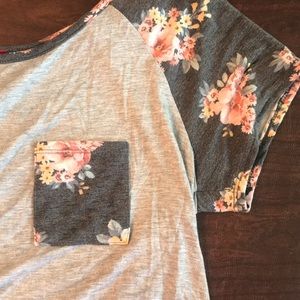 Floral Pocket Tee